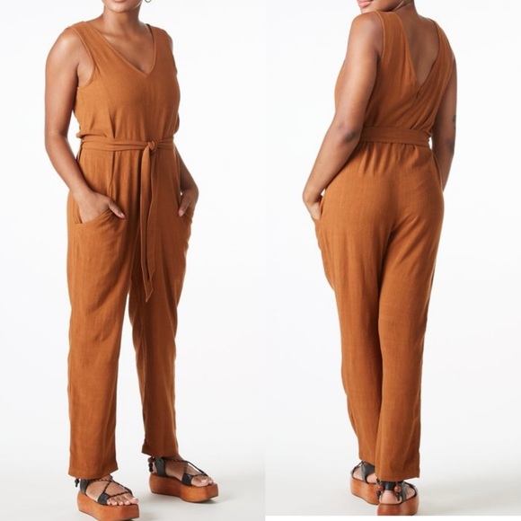 Eve Gravel Pants - Eve Gravel Owl Moon Jumpsuit Copper Size XS EUC